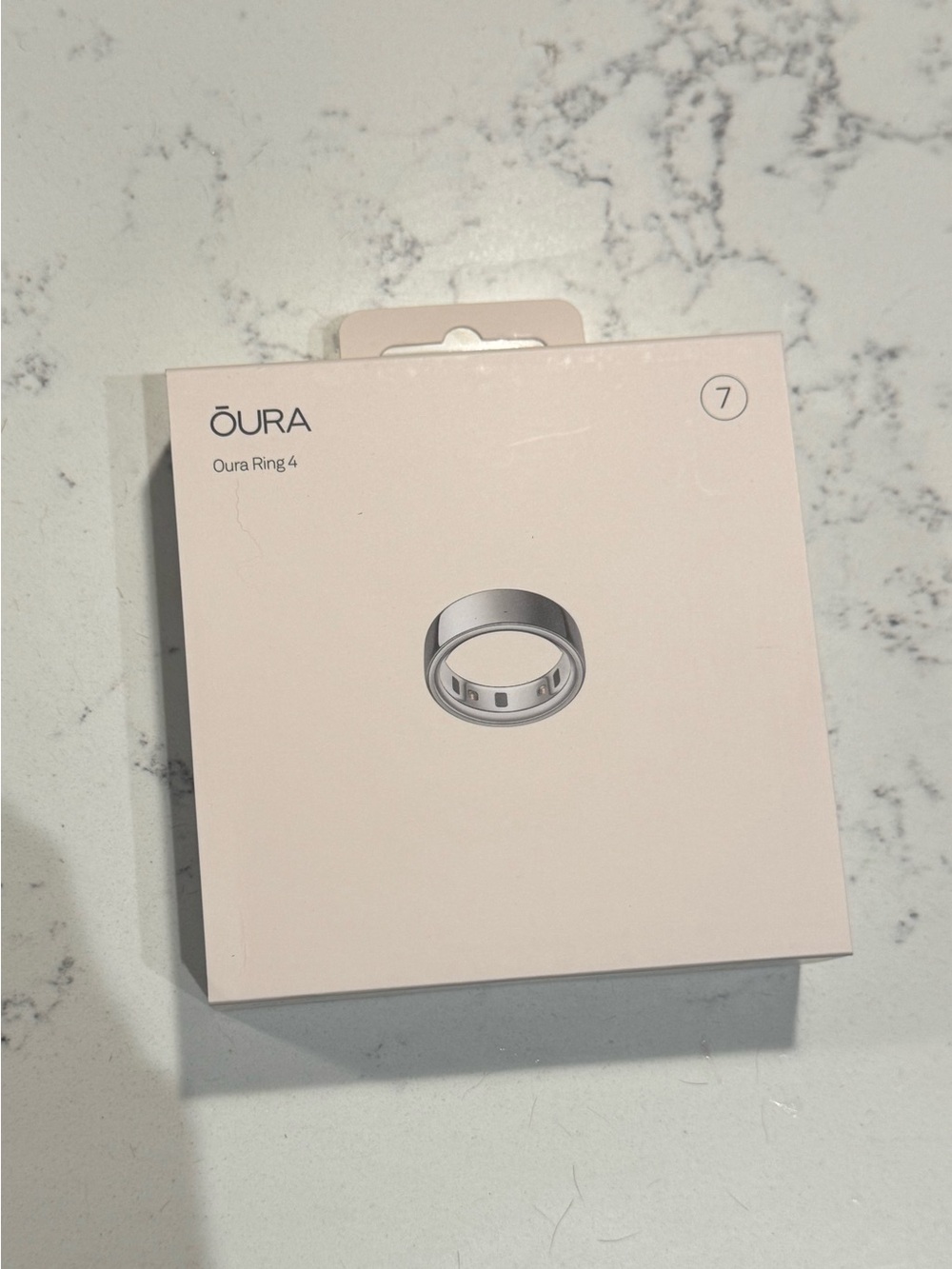New - original packaging unopened - Oura Silver Smart Ring Gen 4 – Size 7